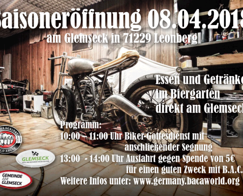 Motorrad Saisoneröffnung Bikertreff Glemseck Motorradtreffen