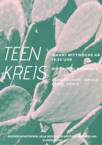 Teenkreis um 18.30 Uhr im Hotel Glemseck @ Hotel Glemseck
