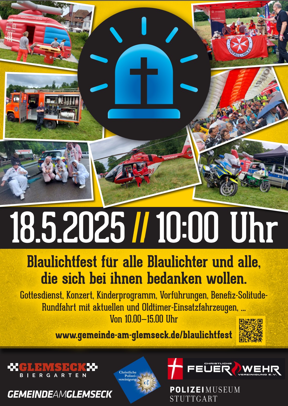 Blaulichtfest und Blaulichtgottesdienst