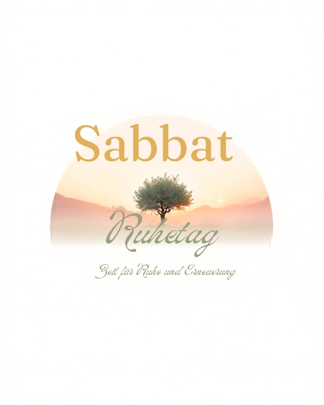 31.05. feiern wir Sabbat - heute kein Gottesdienst!
